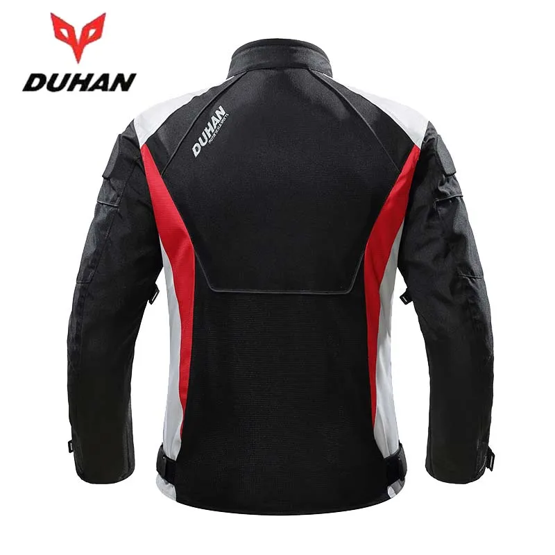 NEW Summer Cool Mesh Motorcycle Jacket DUHAN Motorbike Jackets  Motocross Coat MOTO clothes CE Gear M L XL XXL XXXL