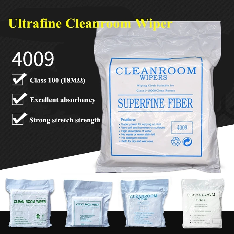 ESD Lint Free Ultrafine Cloth Cleanroom Wiper 9\