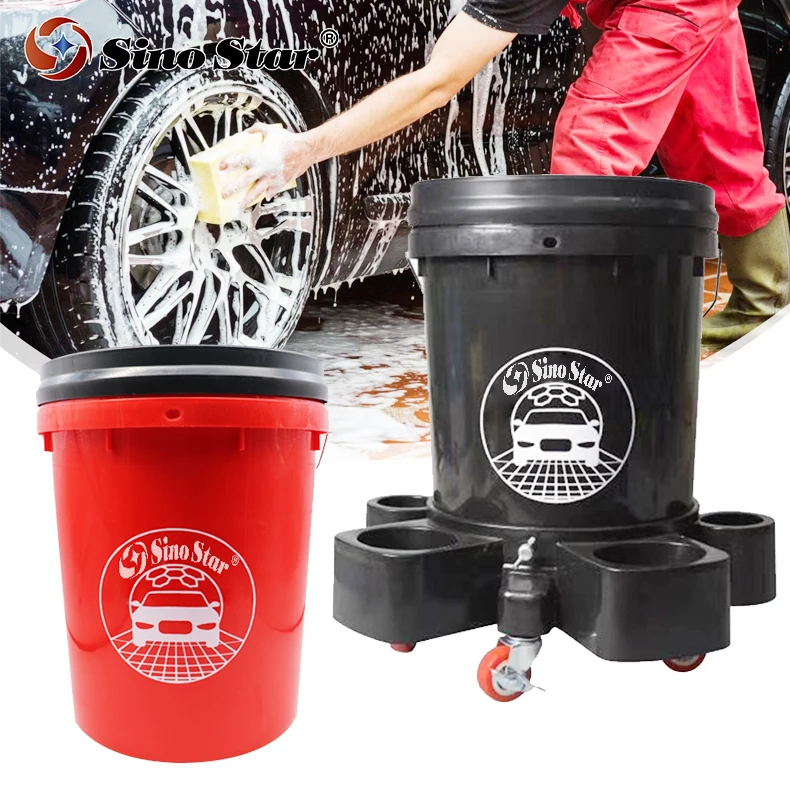 BJJN2 China supplier Customer like 20L Muti-fuctional car wash bucket