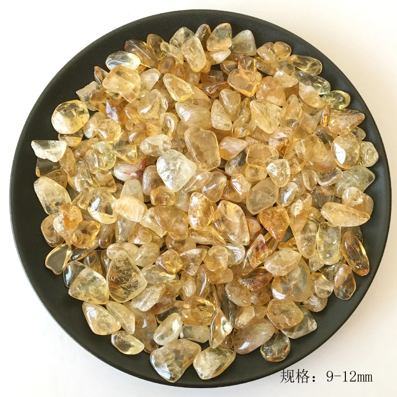 100g Natural Citrine Yellow Quartz Crystal Stone Rock Polished Gravel Specimen natural stones and minerals