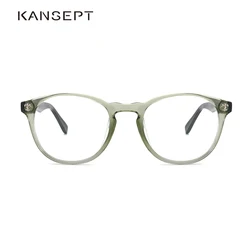 KANSEPT Women Glasses Frame Women Vintage Myopia Optical Transparent Eyeglasses Frame New Arrival Round Frame#FG6003