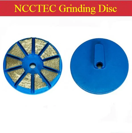 

12pcs 3'' inches Redi Lock STI Terrco Klindex Diamond Grinding Disc 10 Trapezoid Segments | 83mm metal bond Concrete Pad Tools