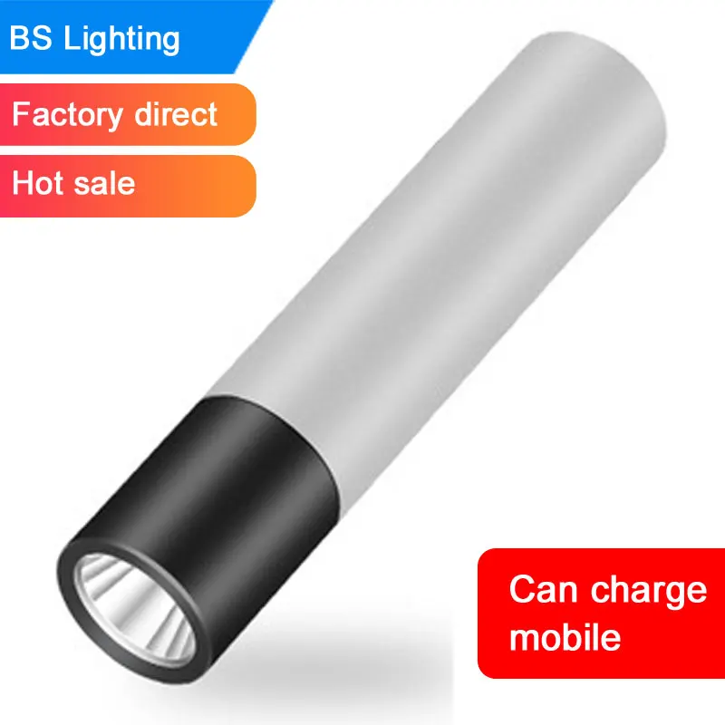 New Design Multifunction Ultra Bright Flashlight Mini Portable USB Rechargeable High Light Outdoor Waterproof Torch for Camping