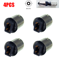 4Pcs LED Light Lamp Bulb Base Converter Adapter Transformer Socket T10 W5W 168 194 to 1156 Ba15s