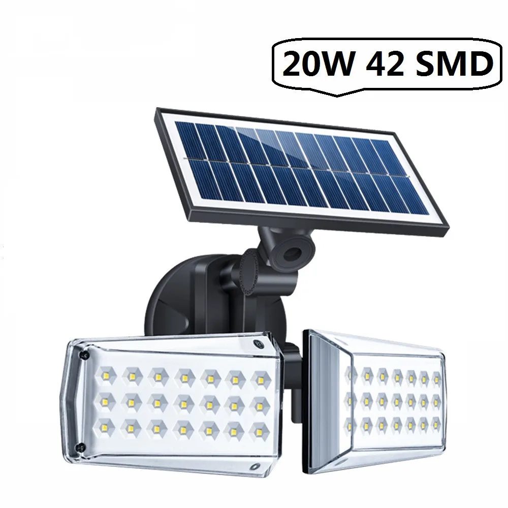 

42 SMD LEDs PIR Motion Sensor Solar Light 20W Wall Light for Mpow Waterproof Solar Light for Garden Street Decor Outdoor Light