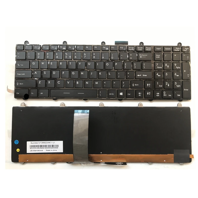 

New for MSI GP60 GP70 CR70 CR61 CX61 CX70 CR60 GE70 GE60 GT60 GT70 GX60 GX70 0NC 0ND 0NE 2OC MS-1762 Keyboard Full RGB Backlit