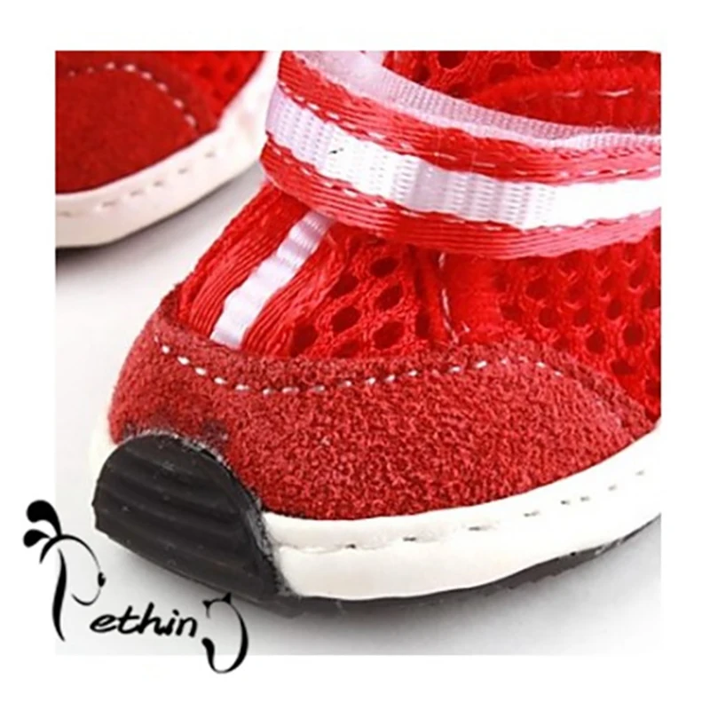 Cat Dog Shoes Cozy Cute Breathable Shoes Small Dog FashionPuppy Red Fashion Boots Breathable Shoes Pet Supplies