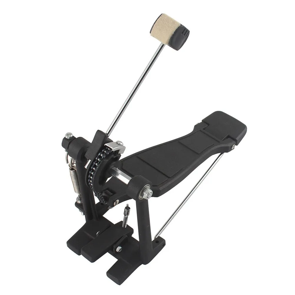 Black Bass Music Drums Accessories Drumsticks For Battery Drum Pedal Beater Steel Handle Felt Hammer Head Drum Pedal Accessory