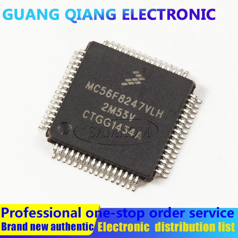 

1PCS MC56F8247VLH IC MCU 16BIT 48KB FLASH 64LQFP