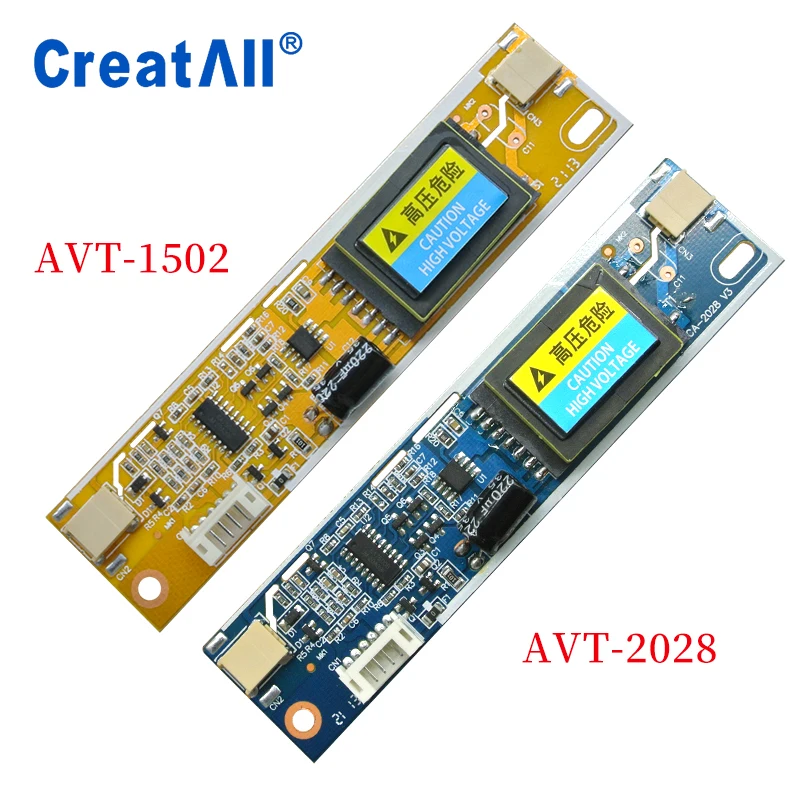 10pcs/lot AVT-1502 AVT-2028 Universal 2 Lamp CCFL Backlight Inverter Board Input Voltage 10-28V for 15-22 inch Monitors