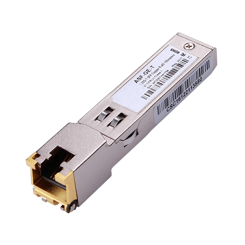 

Compatible 1000BASE-T SFP Copper RJ-45 100m Transceiver Module Gigabit TX Port Optical Module Compatible most fiber devices