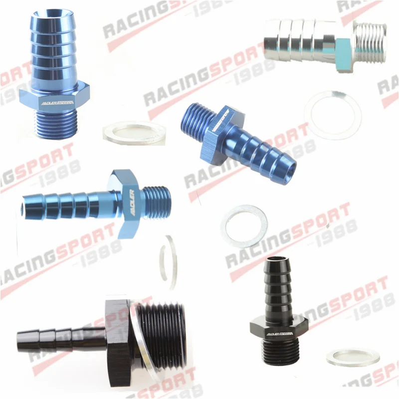 M10x1.0 M12x1.5 M14x1.5 M18x1.5 To Hose Barb For Bosch 044 Fitting Fuel Pump Inlet Oil Adapter