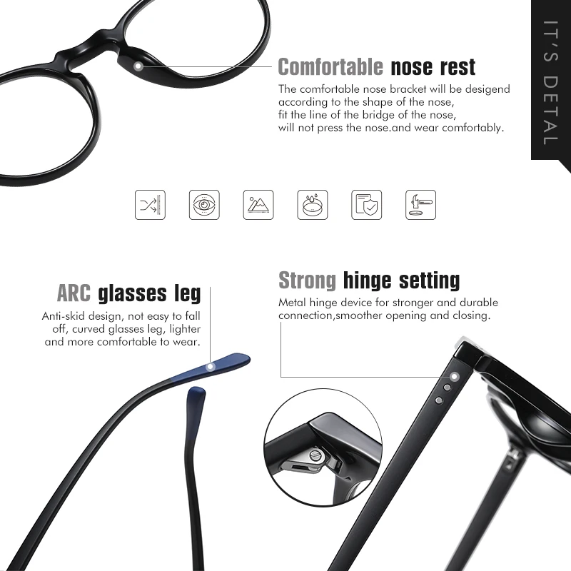 LIOUMO Round Glasses For Computer Anti-Blue Blocking Eyeglasses Men Women Change Color Lenses Photochromic Eyewear