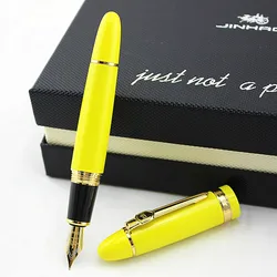JINHAO 159 18KGP 0.7mm BROAD NIB FOUNTAIN PEN BLACK  CHAMPAGNE GOLD WHITE RED GREEN BLUE YELLOW 18 COLORS TO CHOOSE