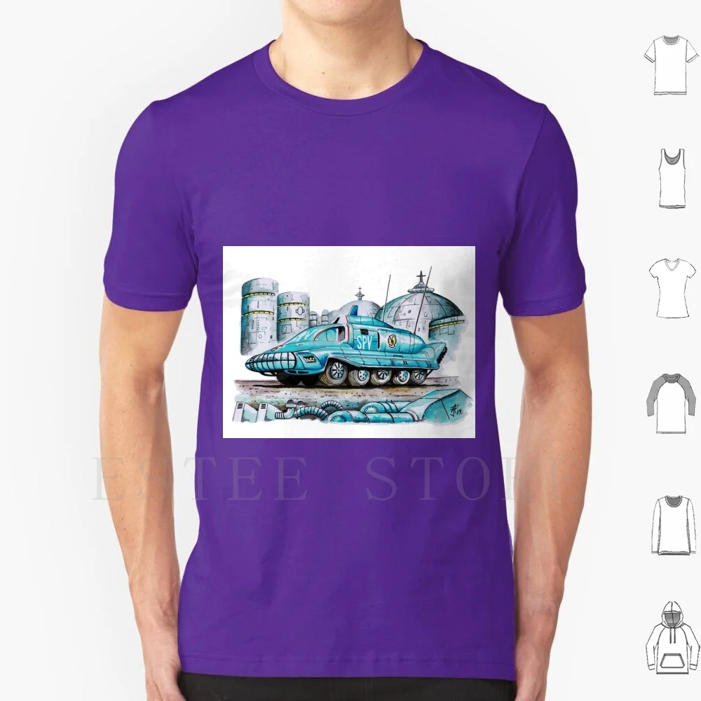 Captain Scarlett Spv T Shirt Cotton Men DIY Print Captainscarlett Gerry Anderson Sylvia Anderson Spv Spectrum Spectrum Pursuit