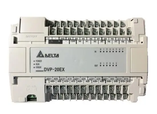 

DVP20EX00R2 DVP-20EX 100-240VAC 8DI 6DO Relay 4DI 2DO Analog Output PLC