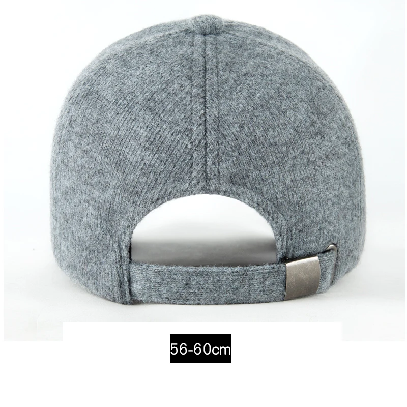 Woolen New Baseball Cap Female Autumn Winter Fashion Trendy Wild Plus Velvet Thickening Plus Velvet Warm Casual Cap