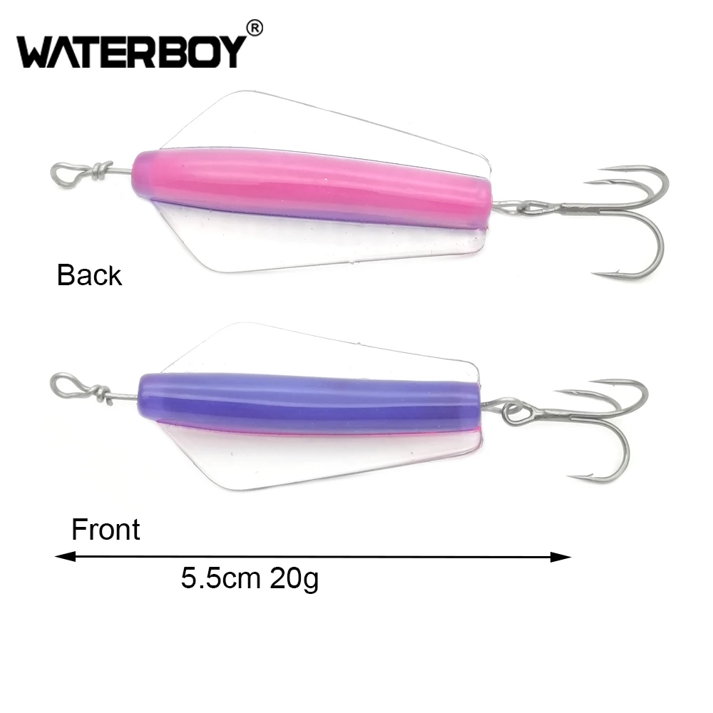 WATERBOY TW 5,5 cm 20g Teufel Angeln Locken VIB Kunststoff Salzwasser Süßwasser Canberra Mörder Tasmanian Salmon Pike Walleye Bass Köder – Detail 18