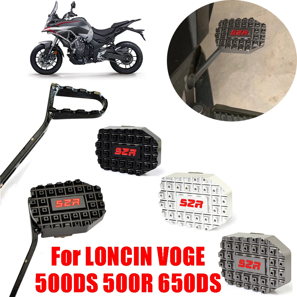 

For LONCIN VOGE 500DS 500R 650DS 650 DS 500 DS 500 R Rear Foot Brake Lever Pedal Enlarge Extension Rear Brake Peg Pad Extender