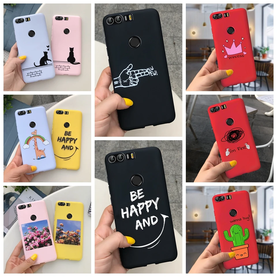 For Huawei Honor8 Honor 9 Honor 10 Honor 20  Honor Play Case Soft Silicone Protection Back Cover For Honor 8 9 10 20 Play Bumper