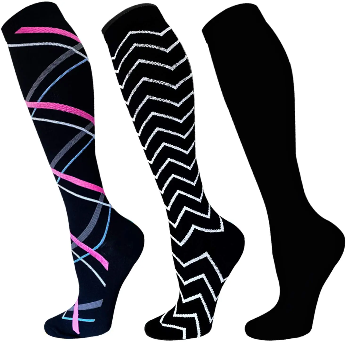 

Compression Socks Animal Women 30MmHg Knee High Sport Socks Nursing Anti Fatigue Pain Relief Varicose Veins Compression Stocking