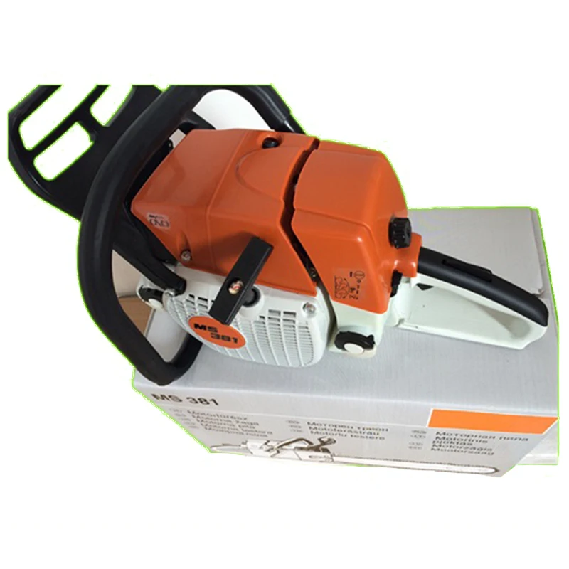 381 Chain Saw Logging Saw 3.9KW/5.3HP Woodworking Chain Saw Imported Bearing Gasoline Saw Portable Chain Saw 72.2CC