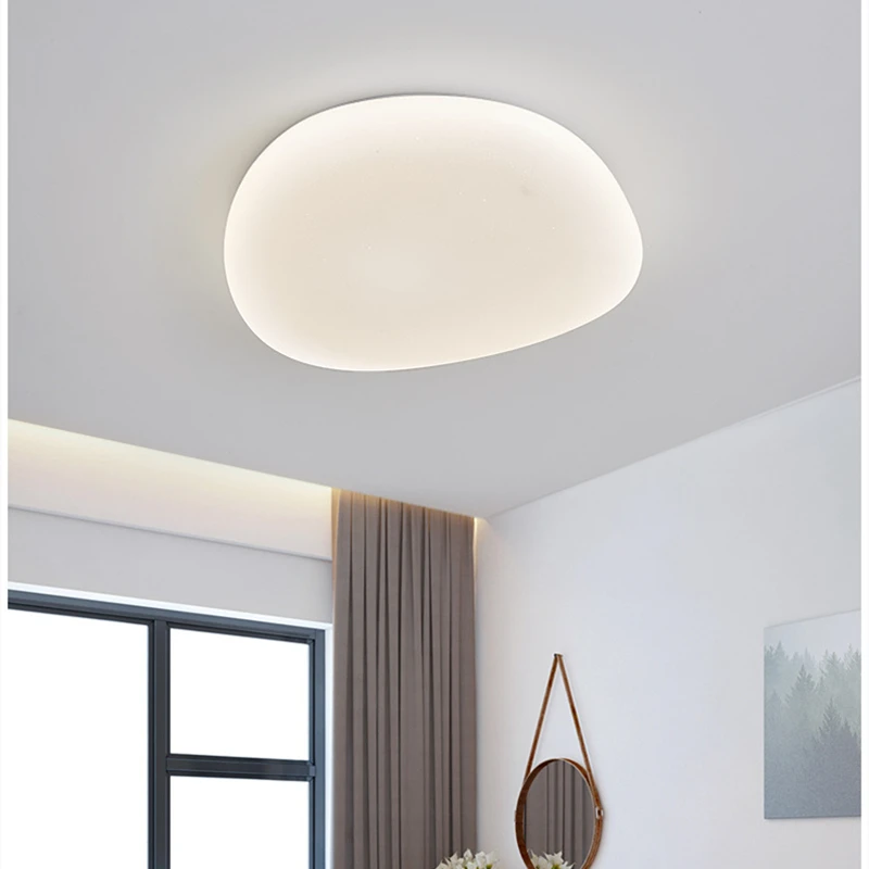 

Minimalist Modern Led Ceiling Lamps Balcony Master Bedroom Living Room Fashion Art Creative Cobblestone Decorative Lighting