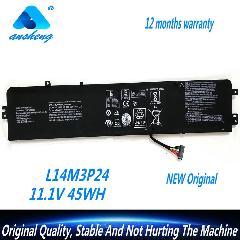 

NEW L14M3P24 L14S3P24 Laptop Battery For Lenovo Ideapad Xiaoxin 700 R720 Y700-14ISK Y520-15IKB 15IKBM 15IKBN Y720-14ISK