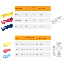 50Pcs Waterproof Electrical Connectors Lincoiah #6