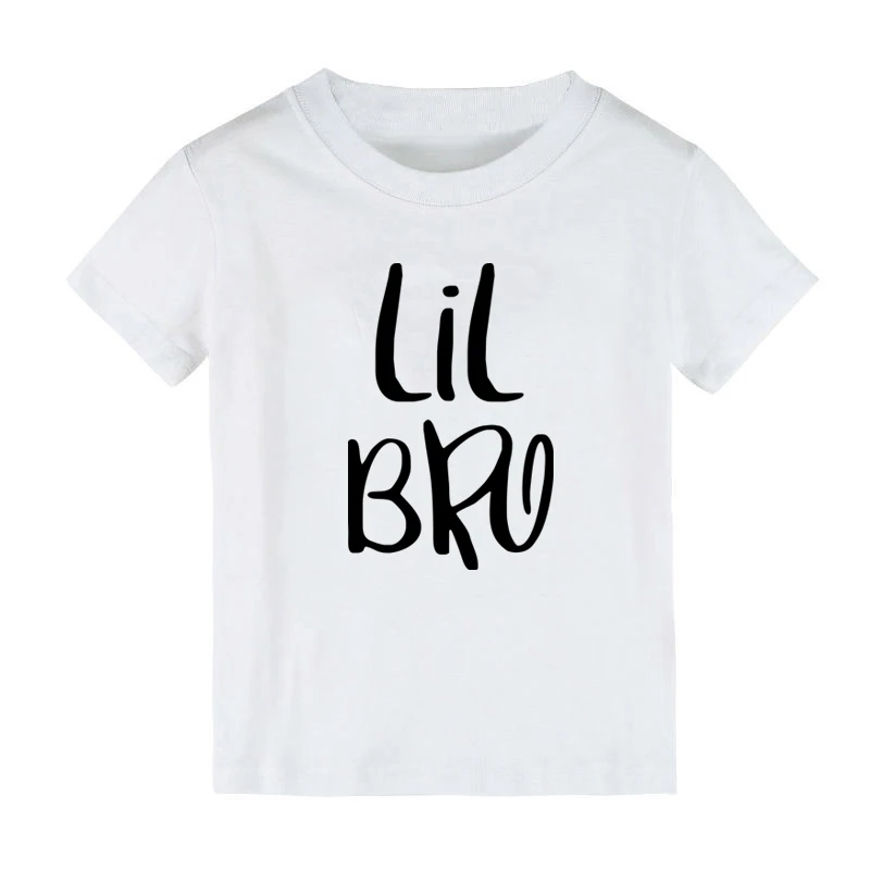 Big Brother Little Brother T Shirt Sibling Short Sleeve Tees Clothes Kids Baby Boys Letter Printed Fashion Brothers T-shirt Tops