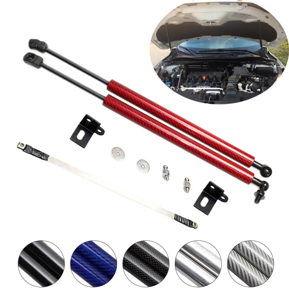 

For Honda HR-V HRV XR-V Vezel 2014-2020 Auto Carbon fiber Front Bonnet Hood Modify Gas Struts Lift Support Shock Damper Absorber