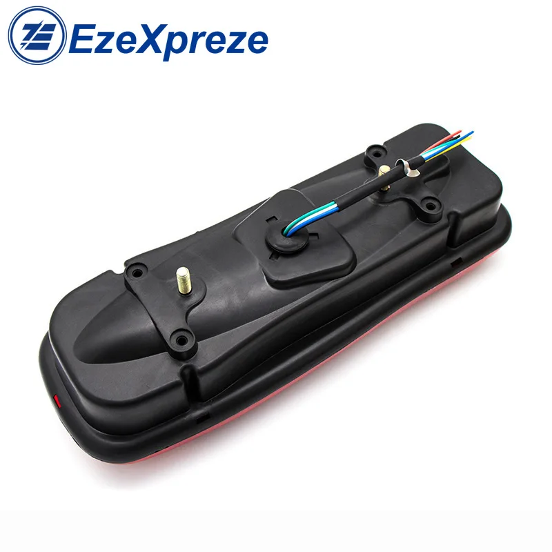 Luz trasera impermeable para coche, lámpara LED de señal de giro, 2 piezas, 46 luces traseras de 24V, piezas traseras para remolque, camión