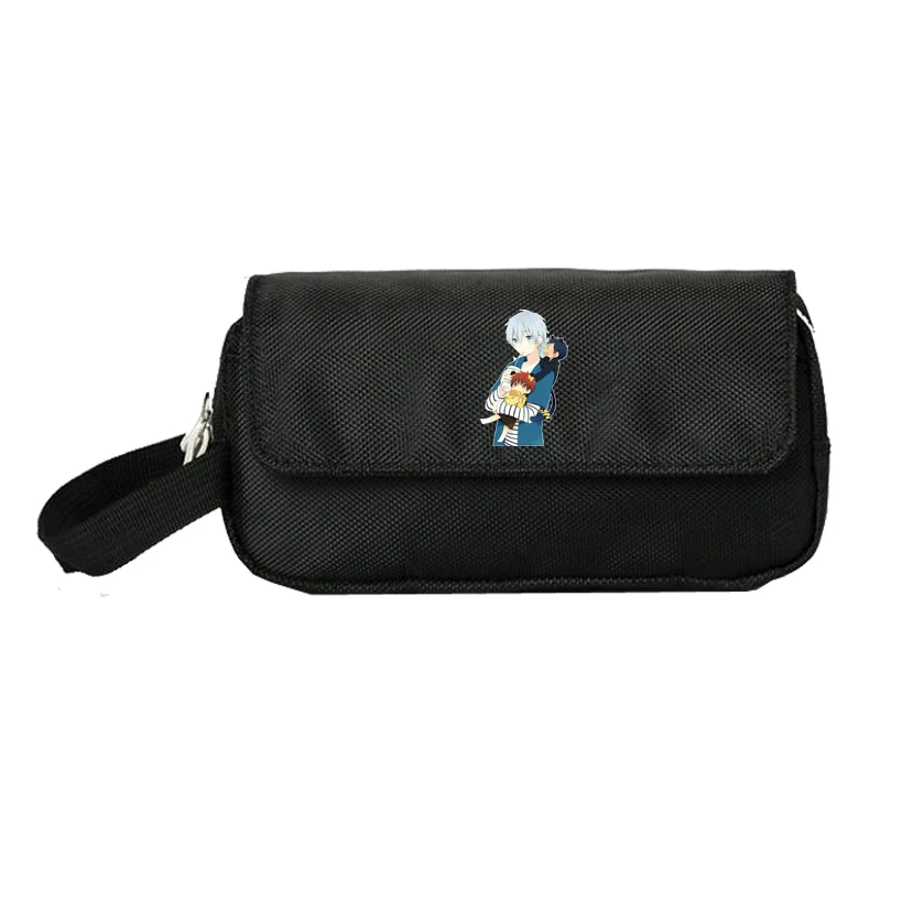 

anime kuroko no basket Pencill Case Cosmetic Cases Makeup Bag Child Girls student Double Zipper pecill Bag Handbag hot