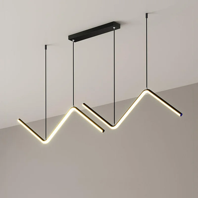 Modern LED Pendant Lighting Restaurant Kitchen Office Bedroom Hanging Light Black Gold Nordic Chandelier Indoor Decor Fixtures