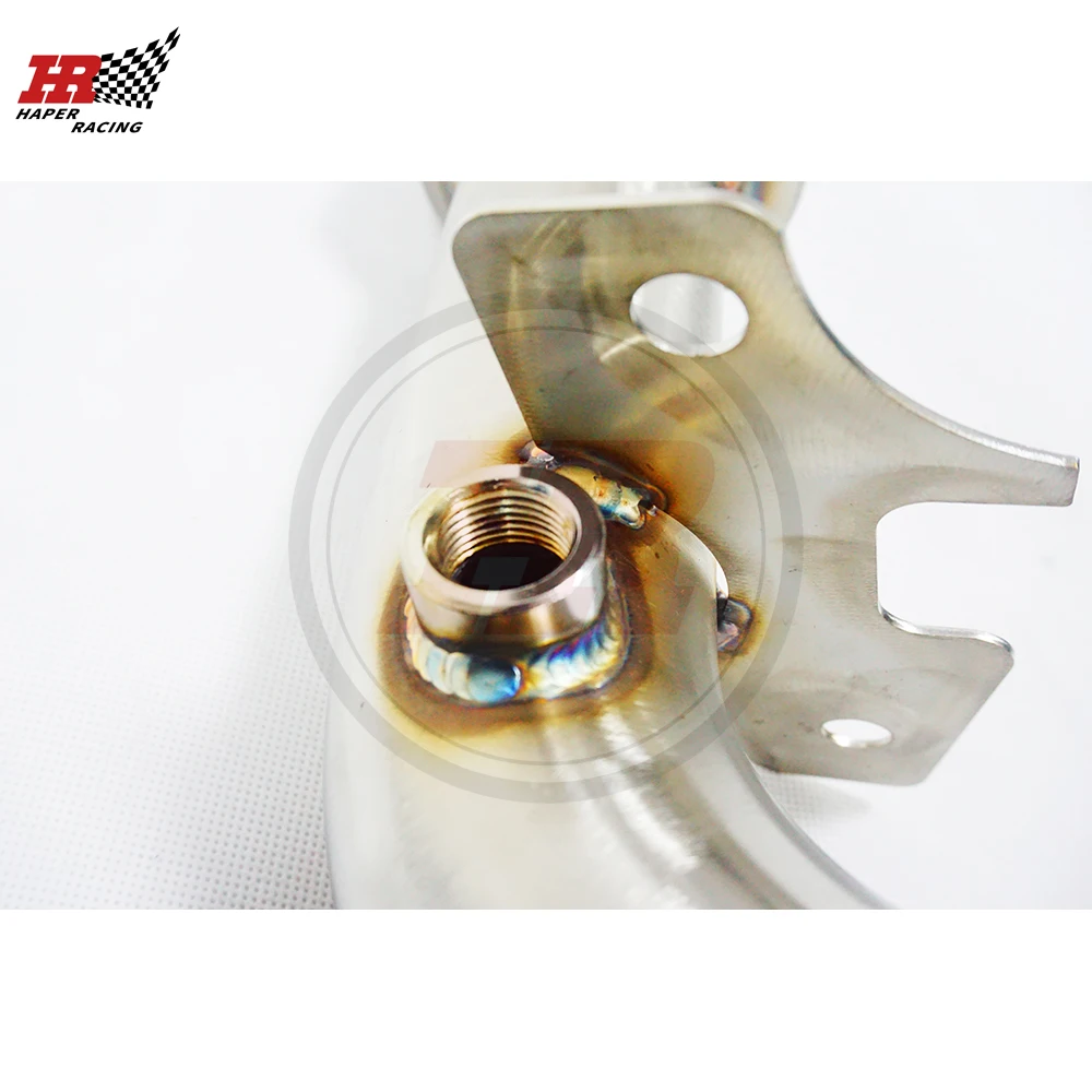 HP RACING Performance Downpipe With 200cell Cat For Mini Co oper S R56 R57 R58 R59 R60 Per geot 208 RCZ 2007-2014