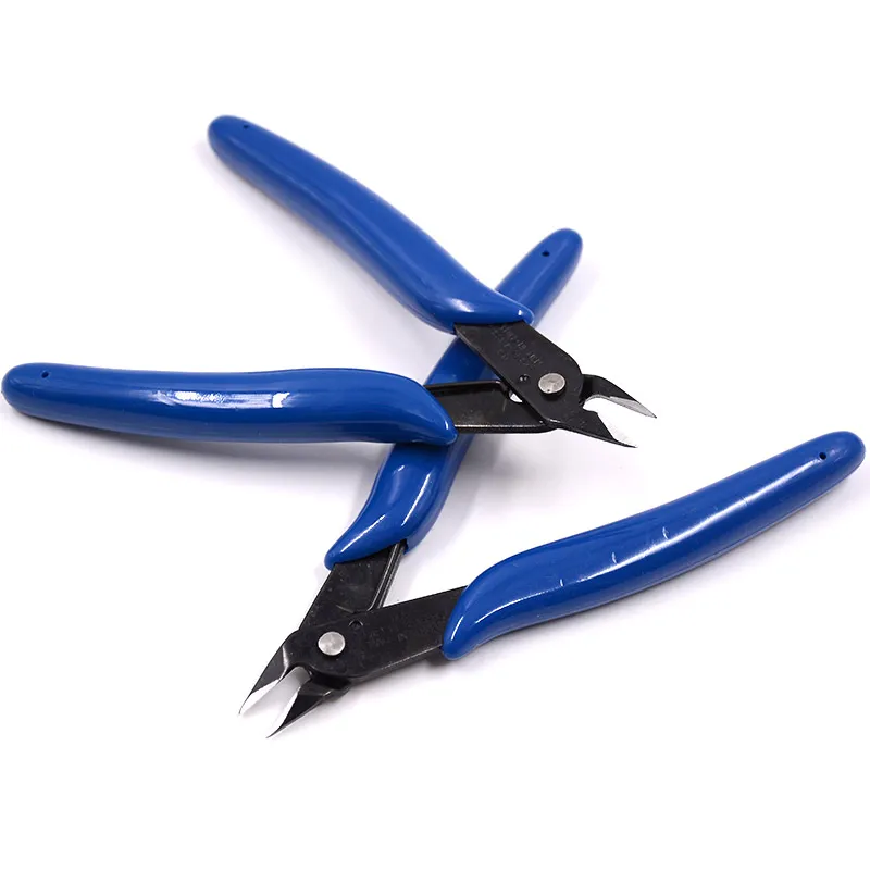 Alicate nariz oblíquo diy aparar alicate de corte de fio de cobre 13cm de aço inoxidável ferragem manual labor saving tool