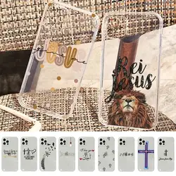 Faith Christian Religious Jesus Phone Case for iPhone 11 12 13 mini pro XS MAX 8 7 6 6S Plus X 5S SE 2020 XR case