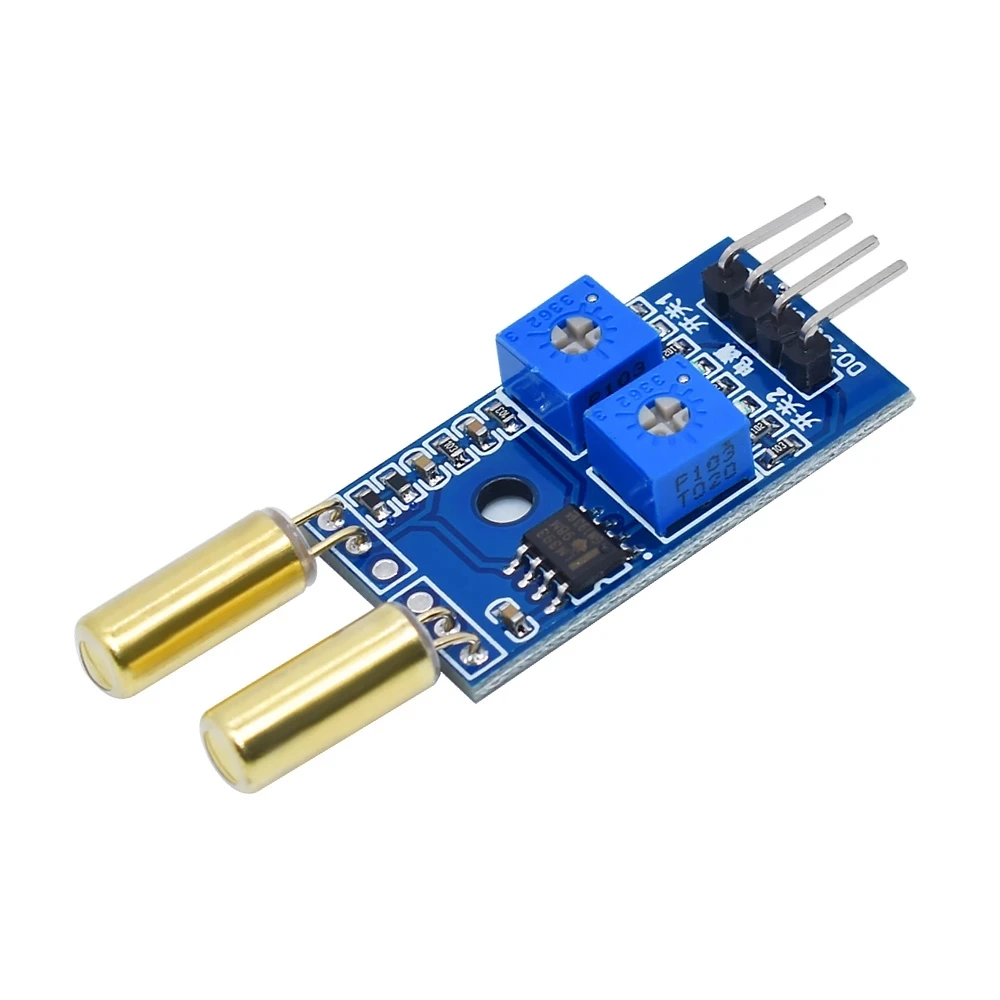 2 Channel Output Tilt Slant Angle Sensor Relay Module Golden SW520D ball switch tilt sensor module For arduino