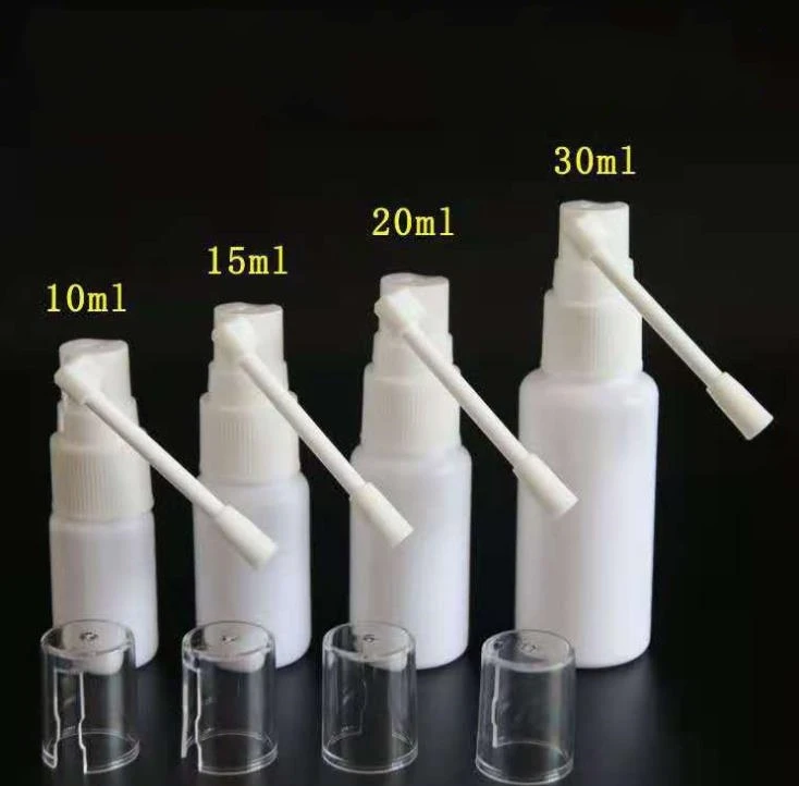 Portable Nose Atomizer With 360 Degree Rotation Sprayer white plastic nasal pump mist Spray bottles nose empty 10ml  SN685