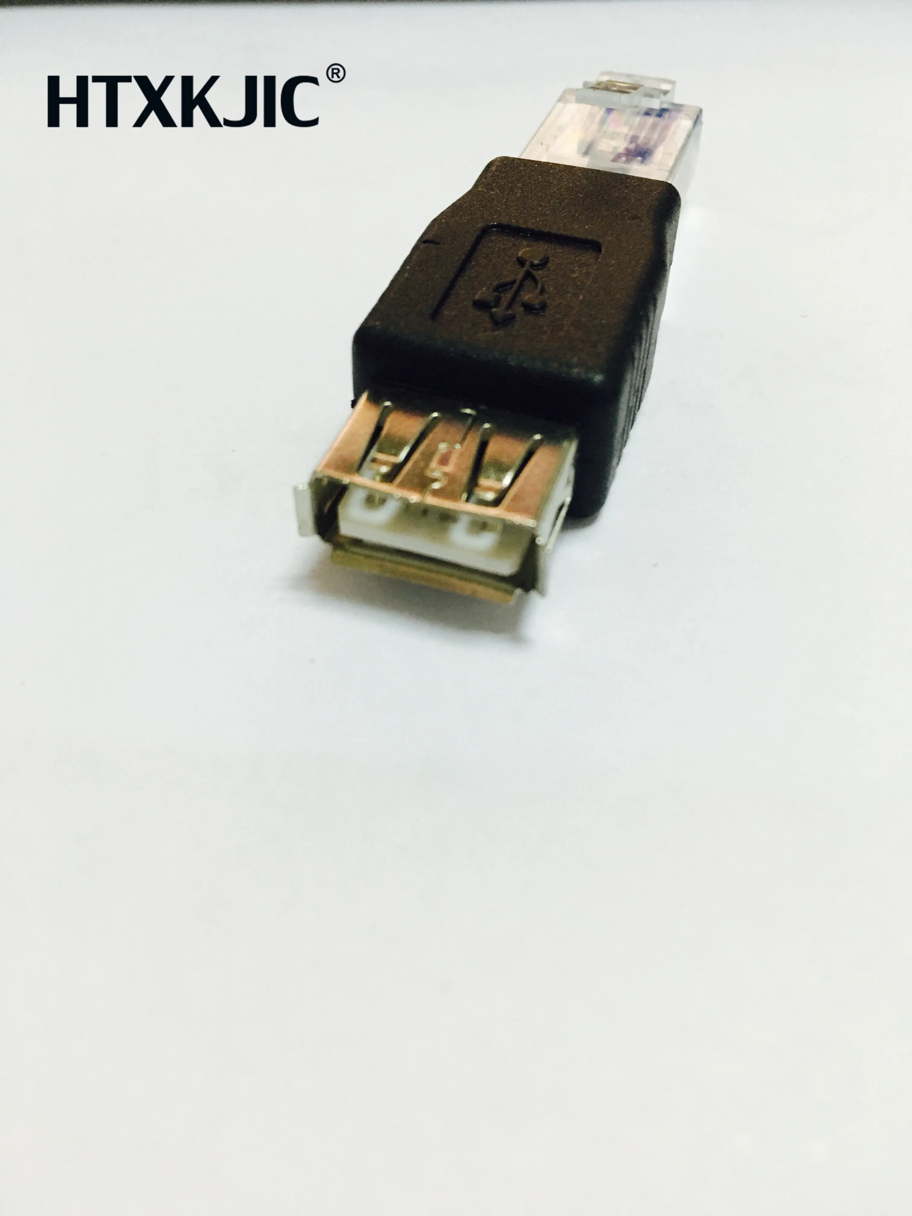 1PCS  USB Type A Female to Ethernet Internet RJ45 Male Network Converter Adapters Plug Socket