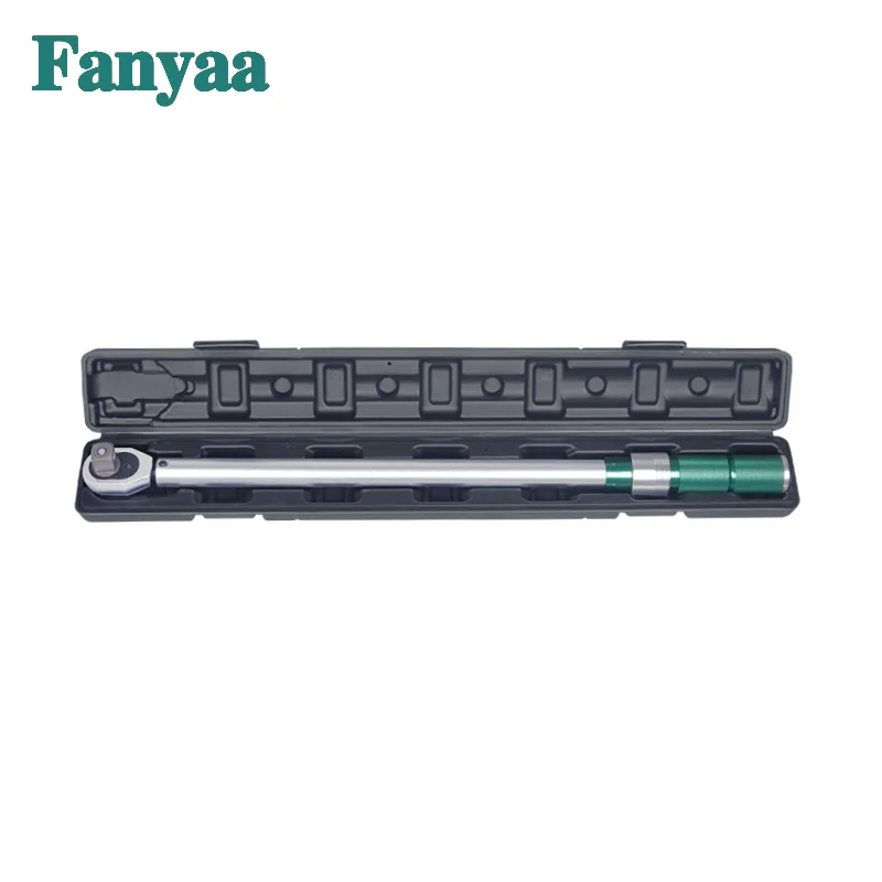 Fanyaa Professional Preset Adjustable Torque Wrench, Range 100-500Nm 3/4 Inch Square Drive Accuracy 4% Hand Tools Spanner