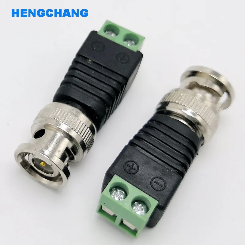 BNC Connector schroefbevestiging Cat5/Cat6 Coaxiale Kabel voor AHD Camera CVI Camera TVI Camera CCTV Camera 50 stuks