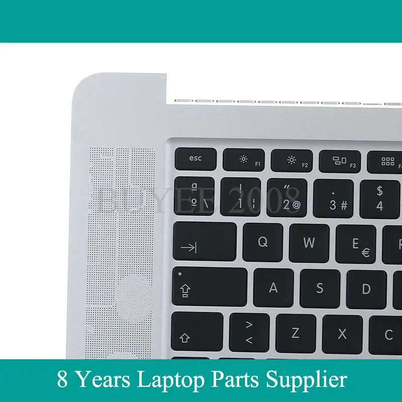 Imagem -02 - Topcase Portátil Genuíno para Macbook Pro Teclado Espanhol Backlight Top Case Trackpad Layout do Reino Unido 154 Polegadas sp A1398 A1398 2023