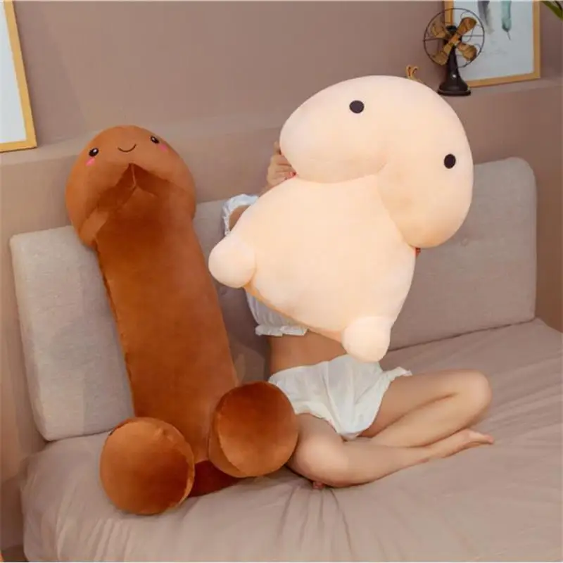 Sexy 40/60/80cm Long Penis Plush Toys Pillow Sexy Soft Stuffed Funny Cushion Simulation Lovely Dolls Kawaii Gift for Girlfriend