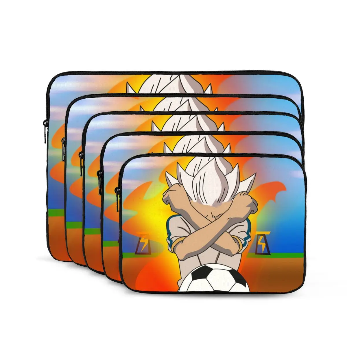 Inazuma Eleven Computer ipad Laptop Cover Case Laptop Sleeve Bag Portable Cover Fundas Pouch