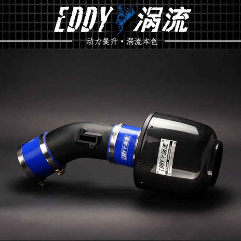 EDDY Intake System Air Intake Pipe & Carbon Fiber Air Filter for Ford Focus 2.0 2012 2013 2014 Car Engine Parts Accessories