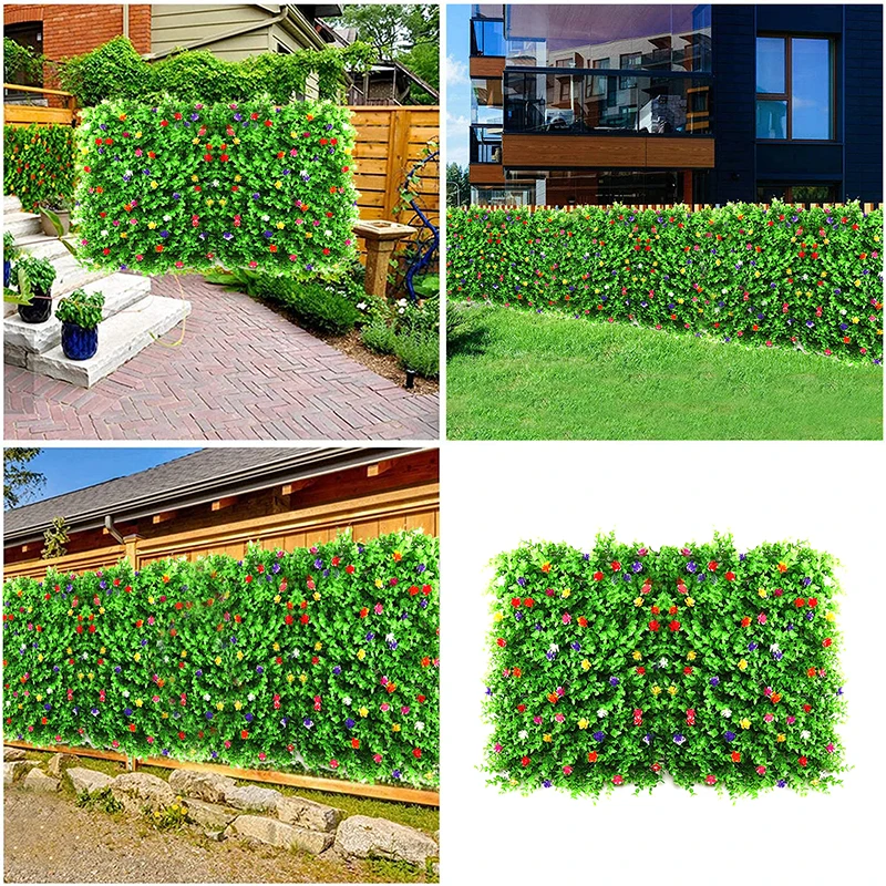 Kunstplant Gazon Lvy Screening Gras Nepmuur Plant Decoratieve Tuin Buiten Interieur Inrichting 40*60Cm