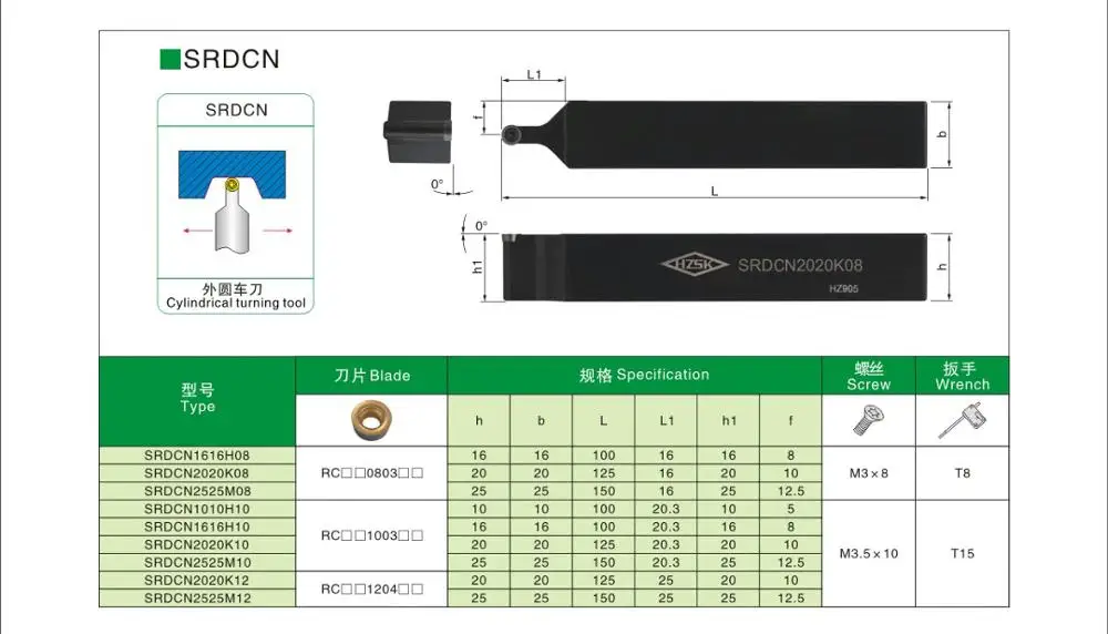 OYYU SRDCN SRDCN2525M16 SRDCN2525M12 Turning Tool Holder Lathe Cutter Arbor CNC Cutting Shank use RCMT Carbide Inserts Tools