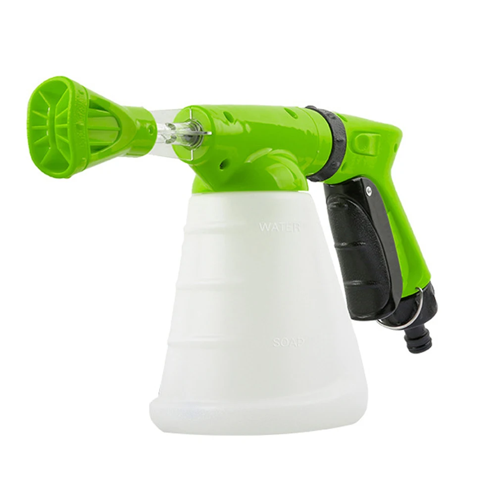 800ml Household  Low Pressure Snow Foam Nozzle  Connect With The Garden Hose Quick Plug Car Cleaner Flower Watering Tool