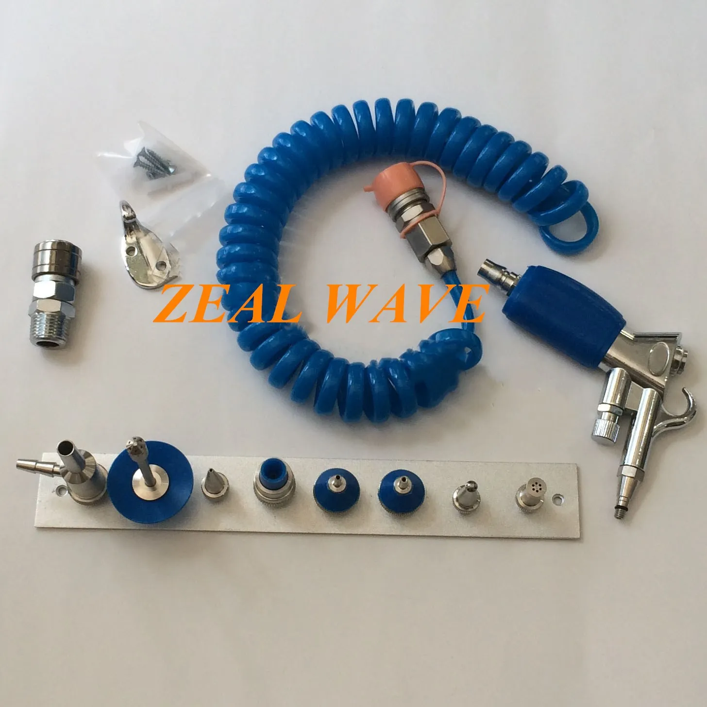 High-Pressure Water Gun Air Gun 8 Nozzles High-Pressure Flushing Gun Endoscope Cleaning Water Gun One Set